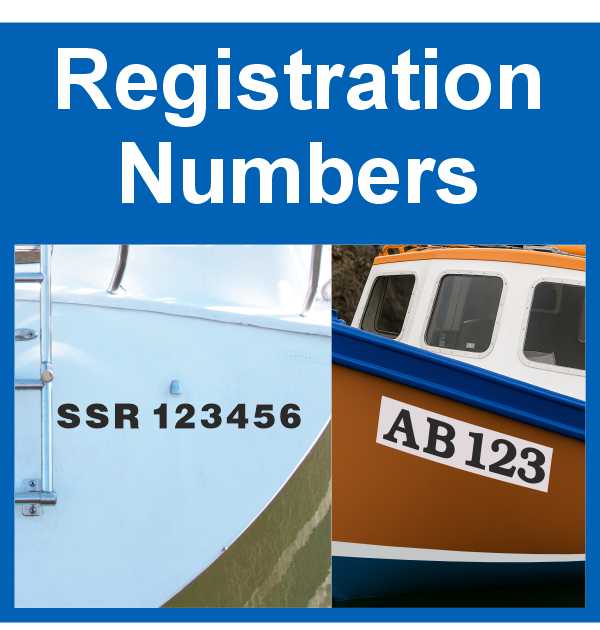 Boat Registration Numbers